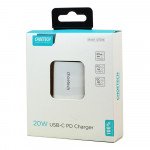 Wholesale USB C / Type C House Wall Charger 20W PD QC Fast Power Delivery Adapter for Universal Cell Phones (White)